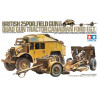 1:35 Tamiya 35044 - British 25 Pdr Field Gun & Quad Gun Tractor with 1 Figure