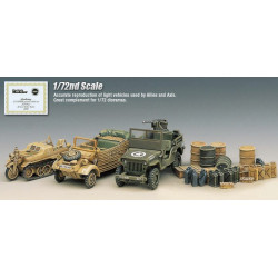 1:72 Academy 13416 - WWII Ground Vehicles Set