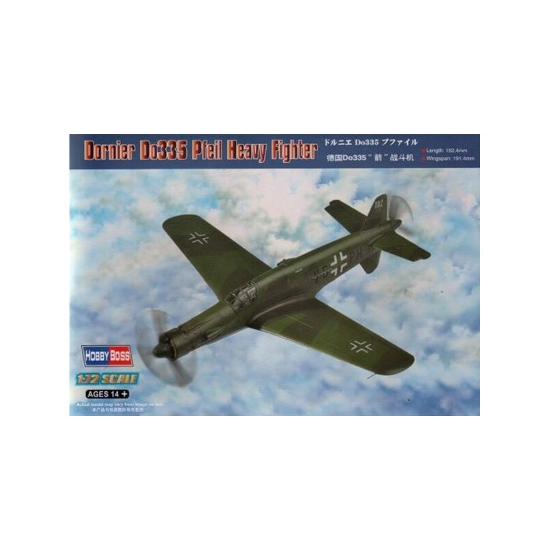 1:72 Hobby Boss 80293 - Dornier Do-335 "Pfeil" Heavy Fighter