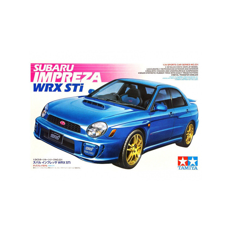1:24 Tamiya 24231 - Subaru Impreza WRX STi