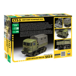 1:35 Zvezda 3663 - STZ-5 Padomju kāpurķēžu traktors