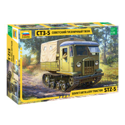 1:35 Zvezda 3663 - STZ-5 Padomju kāpurķēžu traktors