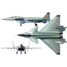 1:72 Zvezda 7252 МиГ 1.44 / MiG 1.44 Russian multirole fighter of the new generation
