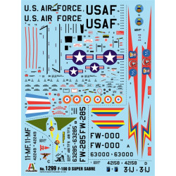 1:72 Italeri 1299 - F-100D Super Sabre