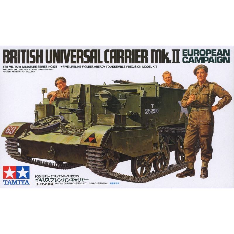 1:35 Tamiya 35175 - British Universal Carrier Mk.II with 5 Figures
