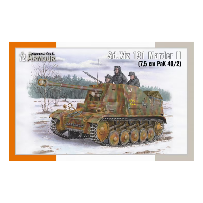 1:72 Special Hobby SA72020 - Sd.Kfz 131 Marder II (7,5 cm PaK 40/2)