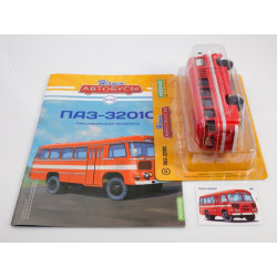 1:43 ПАЗ-3201С / PAZ-3201S автобус с журналом №32, Modimio Collections