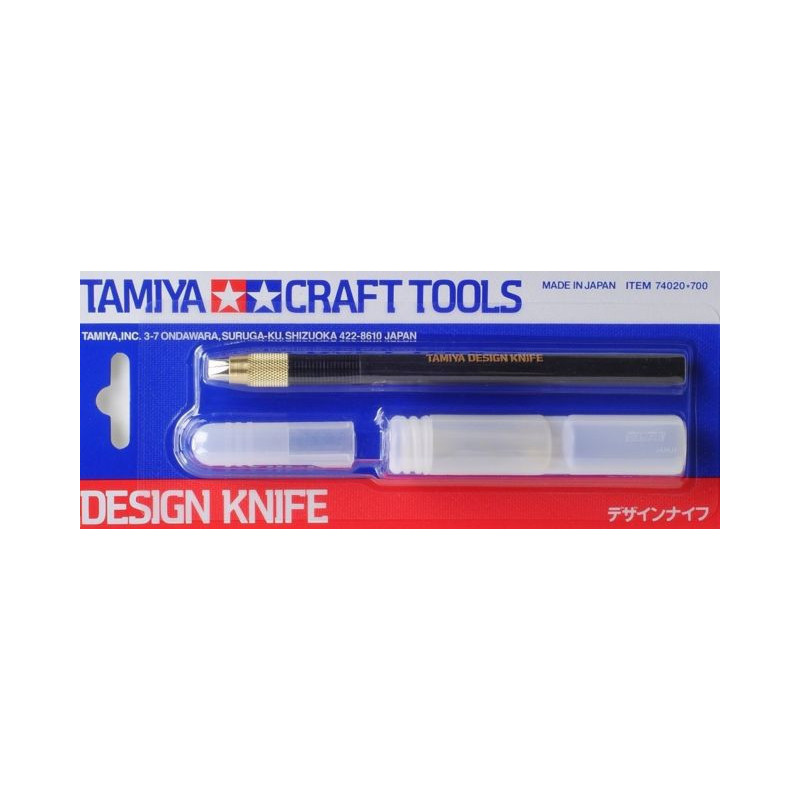 Tamiya 74020 - Tamiya Craft Modelers Knife with 30 Spare Blades
