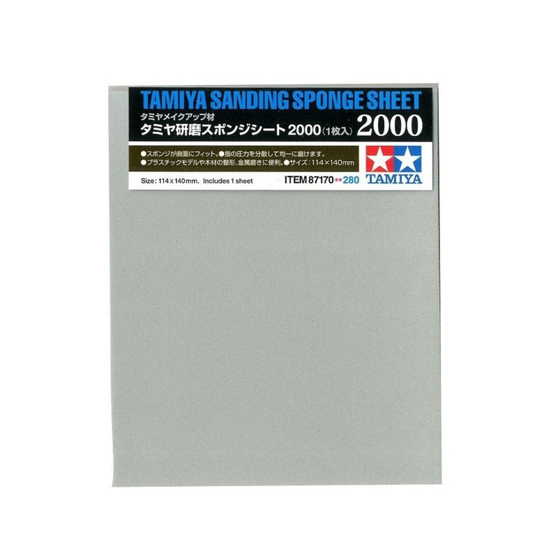 Tamiya 87170 - Slīpēšanas sūklis 2000 - Sanding Sponge Sheet 2000