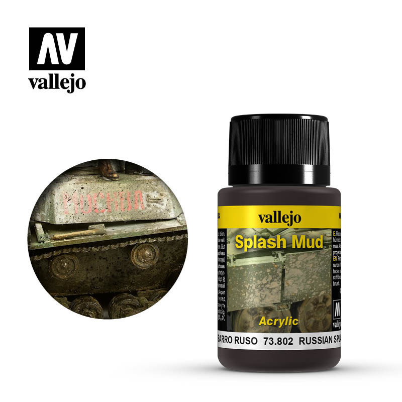 Vallejo Weathering Effects 73.802 - Брызги грязи Россия, 40 мл.