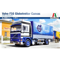 1:24 Italeri 3945 - Volvo F16 Globetrotter Canvas with Elevator