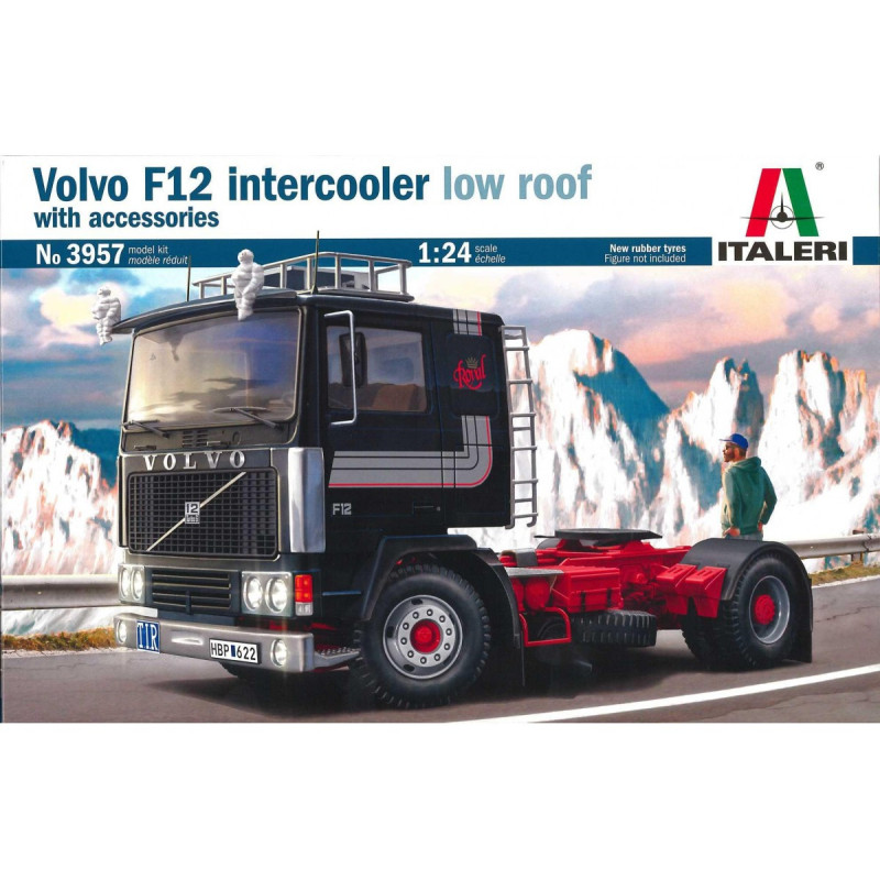1:24 Italeri 3957 - Volvo F12 Intercooler Low Roof with accessories