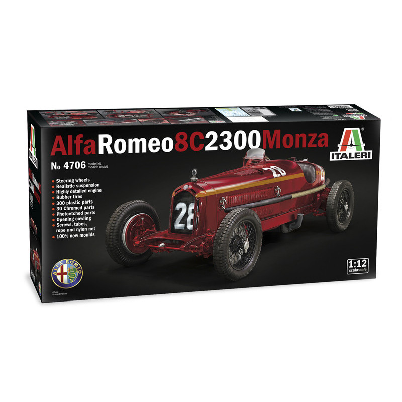 1:12 Italeri 4706 - Alfa Romeo 8C 2300 Monza