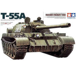 1:35 Tamiya 35257 - Russian Medium Tank T-55A with 1 Figure