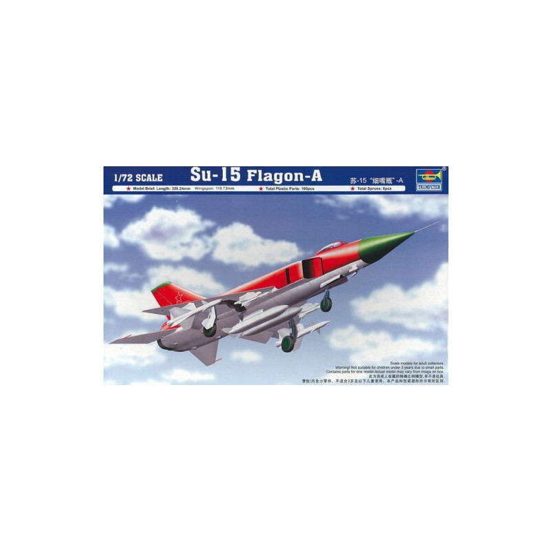 1:72 Trumpeter 01624 Soviet Su-15 Flagon-A Fighter Bomber Plane