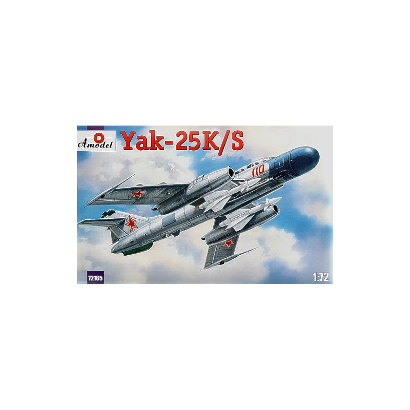 1:72 Amodel 72165 - Yakovlev Yak-25K/S Soviet Jet Fighter