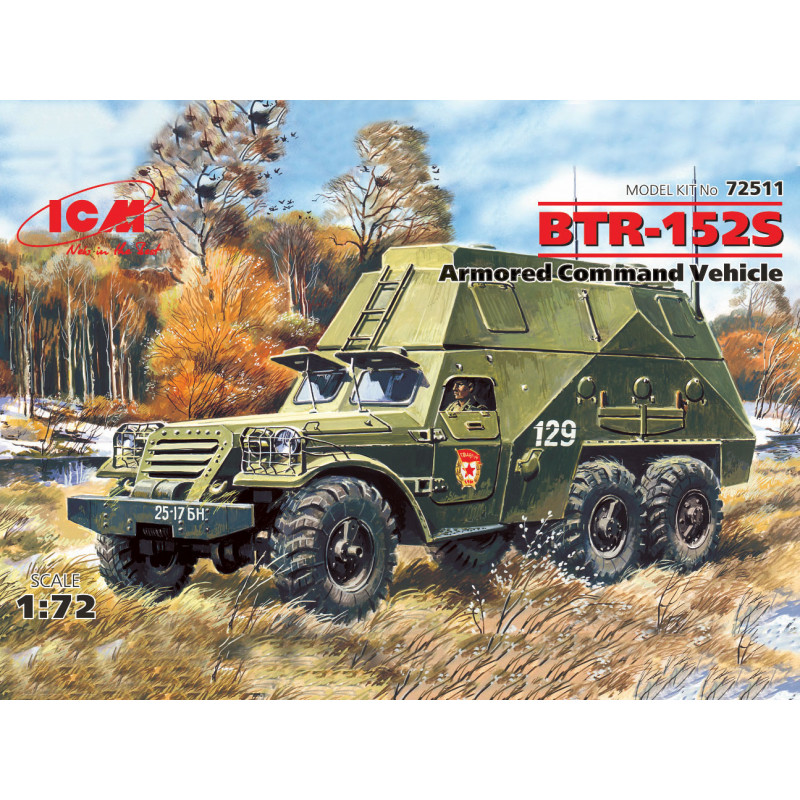 1:72 ICM 72511 - BTR-152S Armoured Command Vehicle