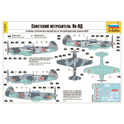 1:48 Zvezda 4815 - Soviet fighter Yakovlev YAK-9D / JAK-9D
