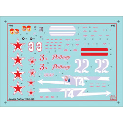 1:48 Zvezda 4815 - Soviet fighter Yakovlev YAK-9D / JAK-9D