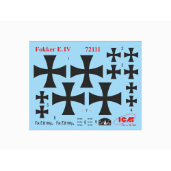 1:72 ICM 72111 - Fokker E.IV WWI German Fighter