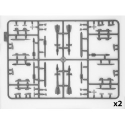 1:72 ICM 72212 - Padomju gaiss-gaiss lidmašīnu bruņojums (R-27ER, R-27ET, R-73, R-77 raķetes)