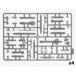 1:72 ICM 72213 - Padomju Savienības gaisa-virszemes bruņojums (X-29T, X-31P, X-59M raķetes, B-13L, B-8M1, KAB-500Kr)