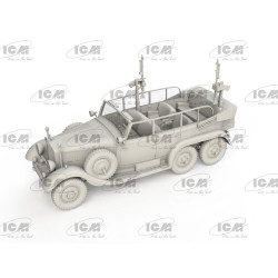 1:72 ICM 72473 - Mercedes-Benz G4 Partisanenwagen with MG 34, WWII German vehicle