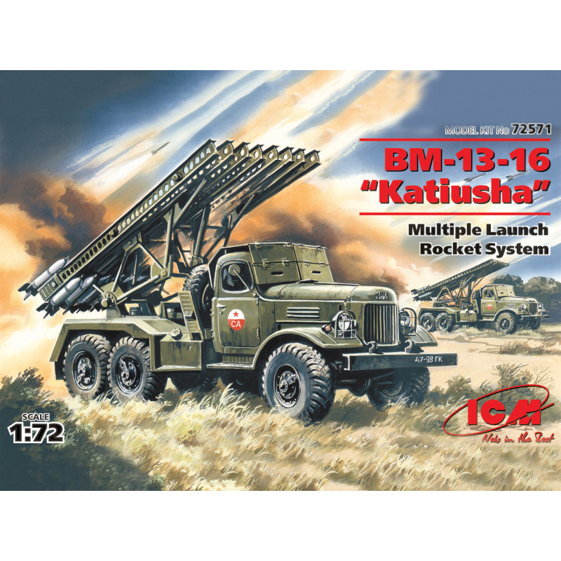 1:72 ICM 72571 - BM-13-16 “Katiusha” Multiple Launch Rocket System on ZiL-157 base