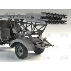 1:35 ICM 35591 - БМ-13-16 / BM-13-16 on W.O.T. 8 chassis WWII Soviet MLRS