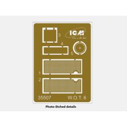 1:35 ICM 35591 - БМ-13-16 / BM-13-16 on W.O.T. 8 chassis WWII Soviet MLRS