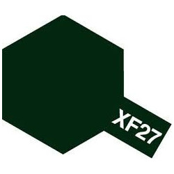 Tamiya Acrylic Paint XF-27 Black green 23 ml bottle