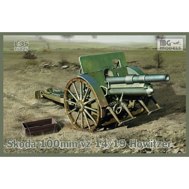 1:35 IBG Models 35025 - Skoda 100mm vz 14/19 Гаубица