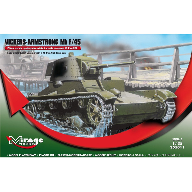 1:35 Mirage Hobby 355011 - Vickers-Armstrong Mk F/45 Light Tank