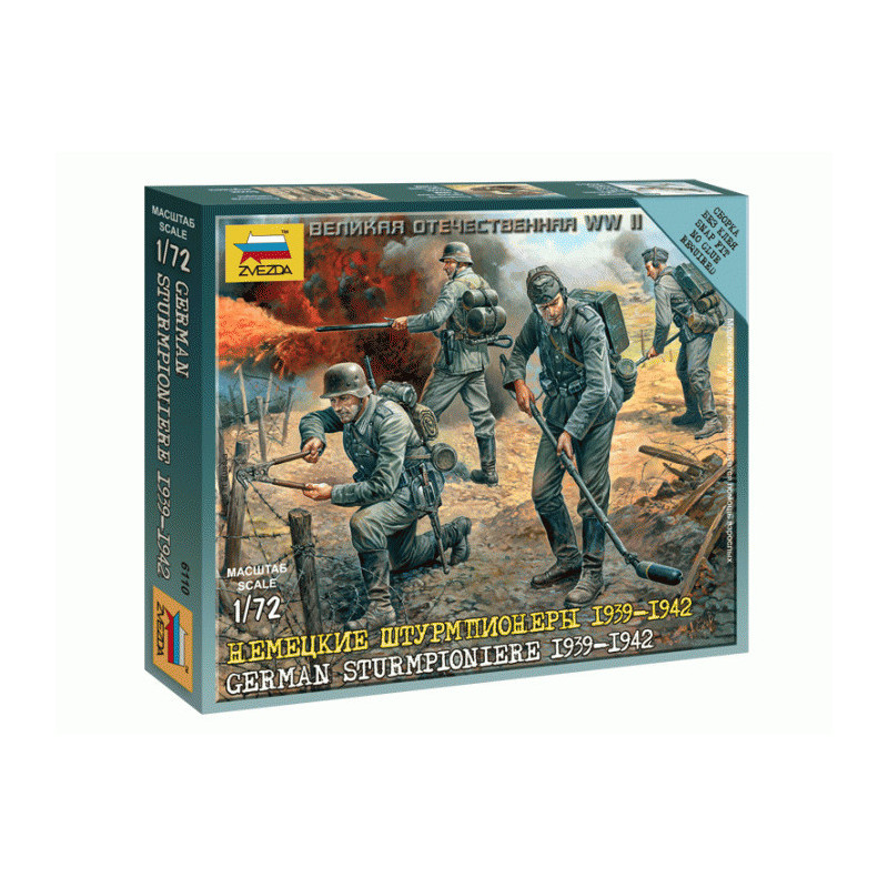 1:72 Zvezda 6110  Немецкие штурмпионеры 1939 - 1942