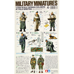 1:35 Tamiya 35212 - Немецкие солдаты зимой вокруг полевой печки (5 фигур)