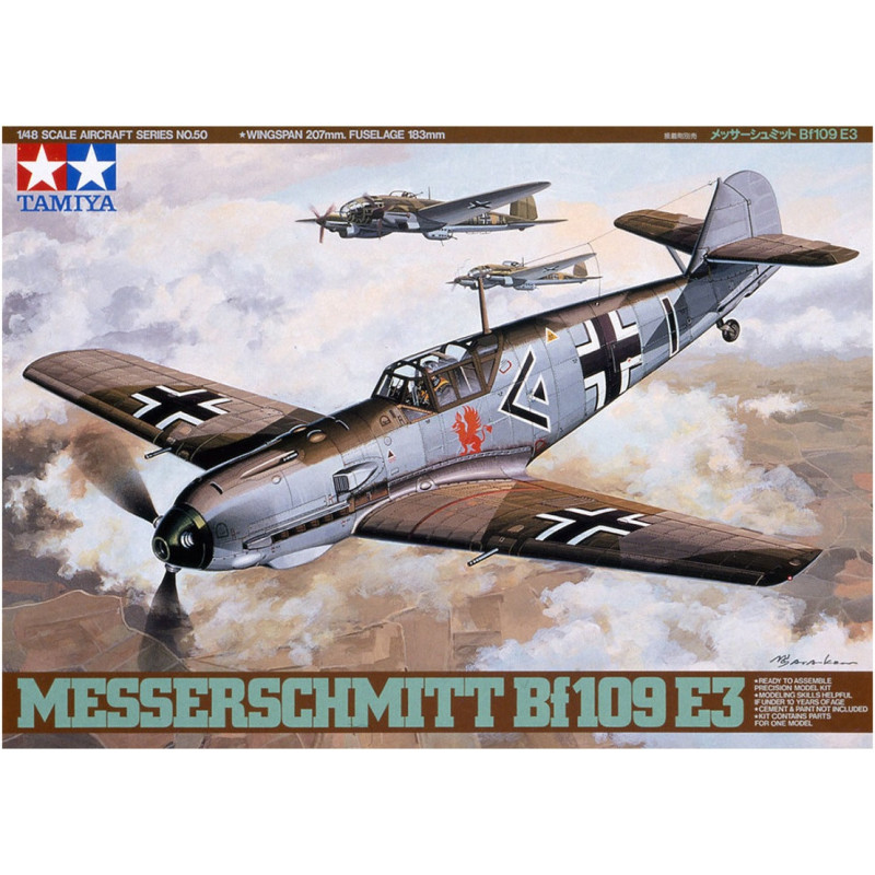 1:48 Tamiya 61050 - Messerschmitt Bf-109E3