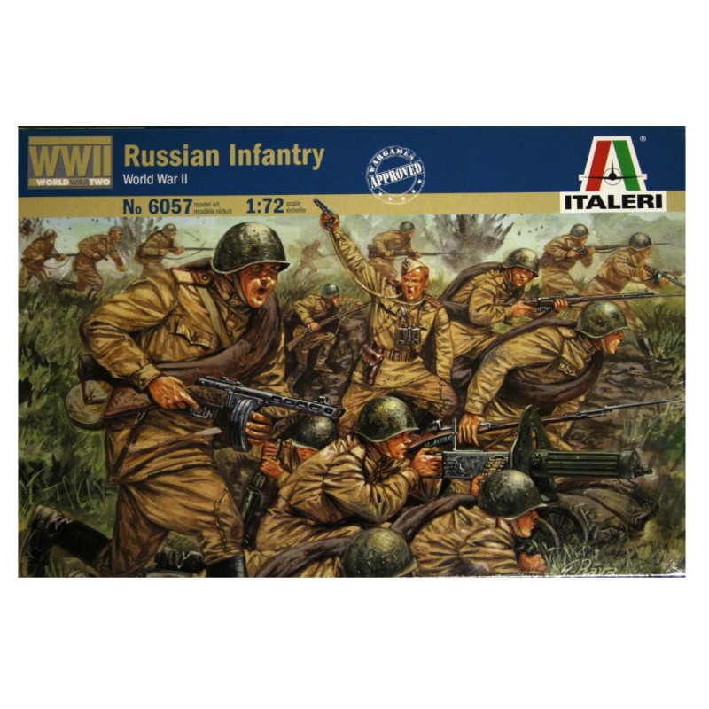 1:72 Italeri 6057 - Русская пехота времен Второй мировой войны (46 фигур)