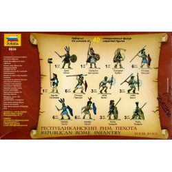 1:72 Zvezda 8034 - Republican Rome III-II p.m.ē. Infantry