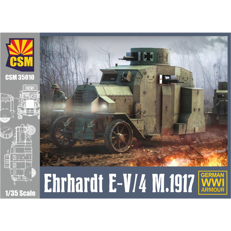 1:35 Copper State Models 35010 - German Armoured Car Ehrhardt M.1917