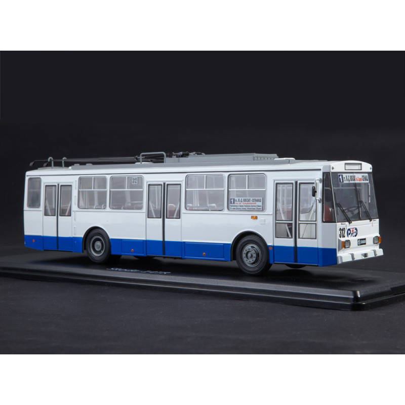 1:43 SSM 4043 - Skoda 14TR trolleybus, blue-white