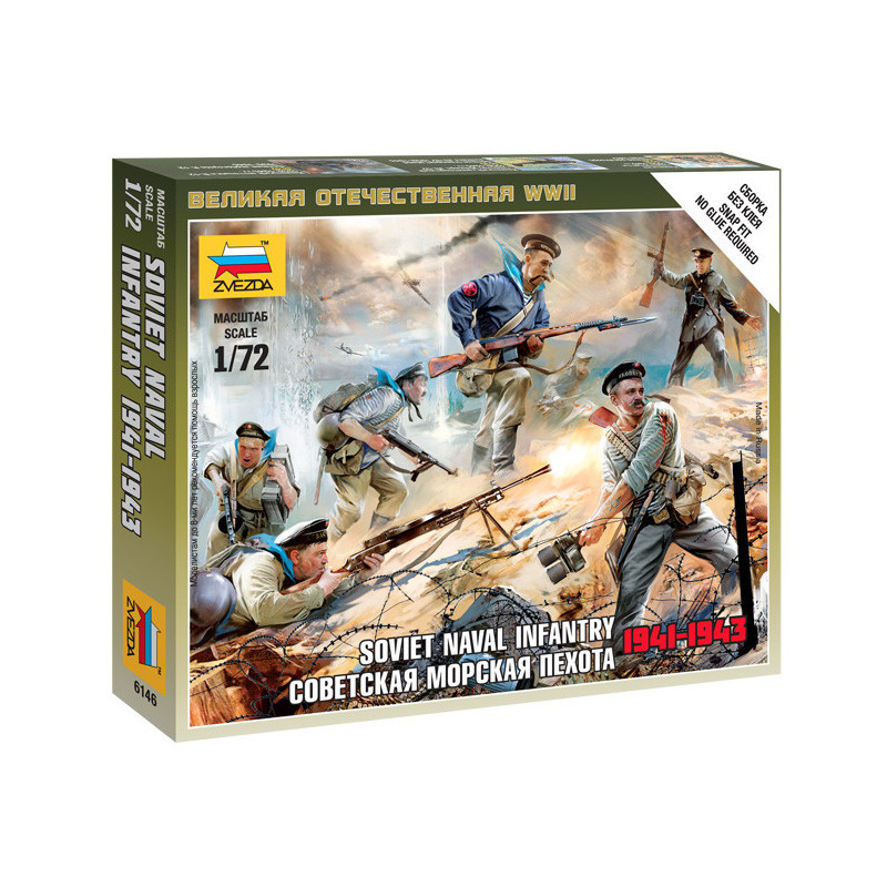 1:72 Zvezda 6146 - Советская морская пехота 1941-1943