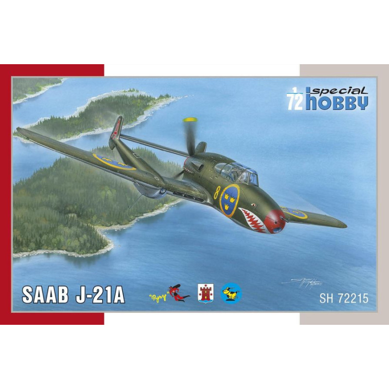 1:72 Special Hobby SH72215 - SAAB J-21A