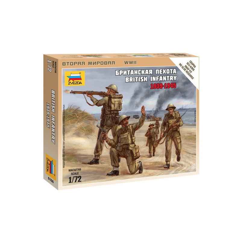 1:72 Zvezda 6166 - Британская пехота 1939-1942 гг.