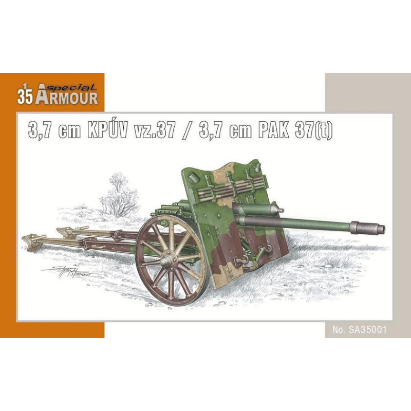 1:35 Special Hobby SA35001 - 3,7 cm PAK 37(t)