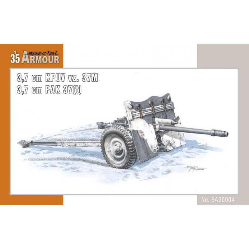 1:35 Special Hobby SA35004 - 3,7 cm PAK 37(t)
