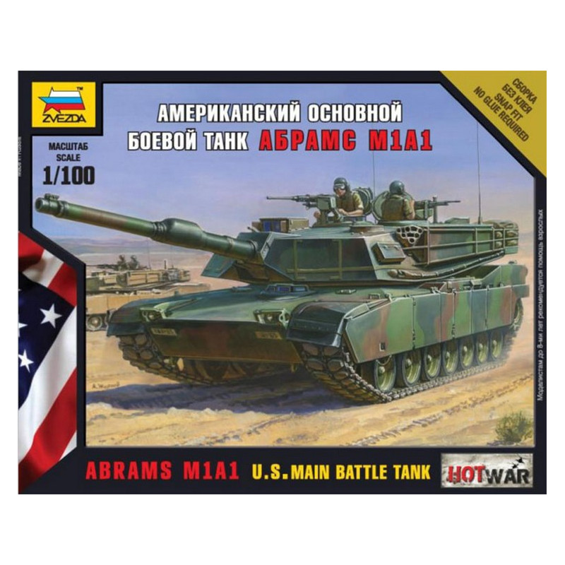1:100 Zvezda 7405 - Abrams M1 A1