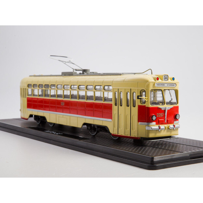 1:43 SSM 4058 - MTV-82 tram, red-yellow 1947-1961