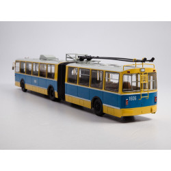1:43 Советский Автобус SOV1052 - ZIU-10 articulated trolleybus, Blue - yellow
