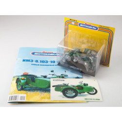 1:24 URAL IMZ-8.103-10 motocikls ar žurnālu №1, Modimio Collections
