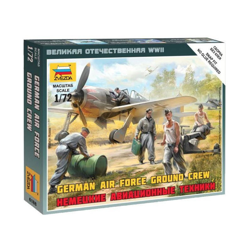 1:72 Zvezda 6188 Vācu lidmašīnu tehniķi